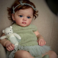 Мягконабивная кукла Реборн девочка Алиса, 60 см