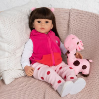Мягконабивная кукла Реборн девочка Криста, 60 см