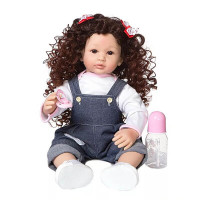 Мягконабивная кукла Реборн девочка Доминика, 60 см