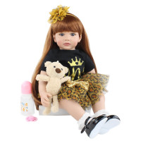 Мягконабивная кукла Реборн девочка Карина, 60 см