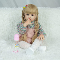 Мягконабивная кукла Реборн девочка Любава 60 см