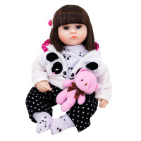 Мягконабивная кукла Реборн девочка Вики, 42 см