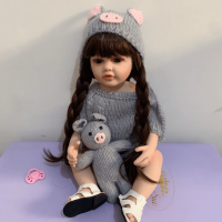 Силиконовая кукла Реборн девочка Матильда, 55 см