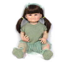 Силиконовая кукла Реборн девочка Оливия, 55 см